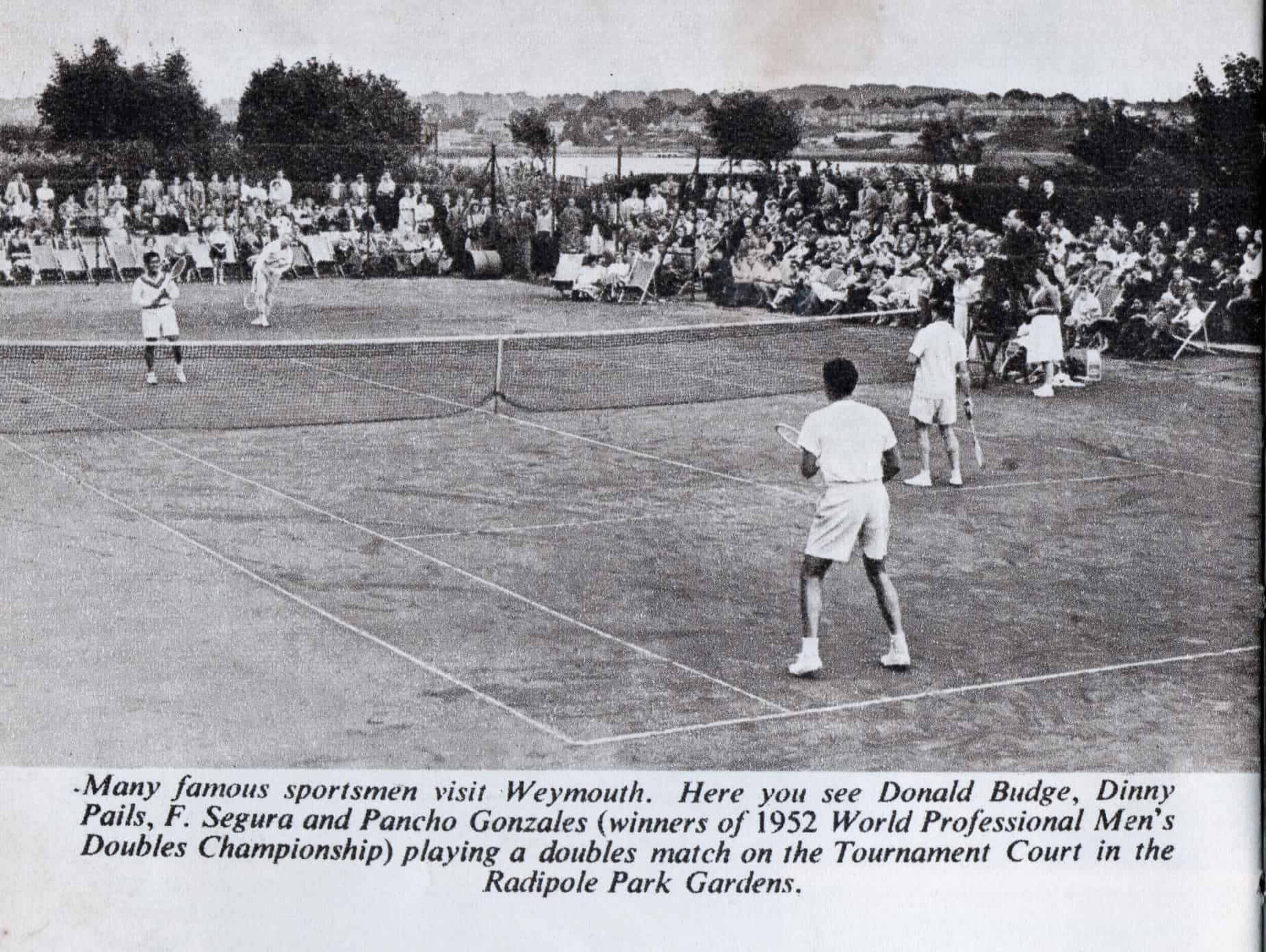 tennis at Radipole gardensl 1950's
