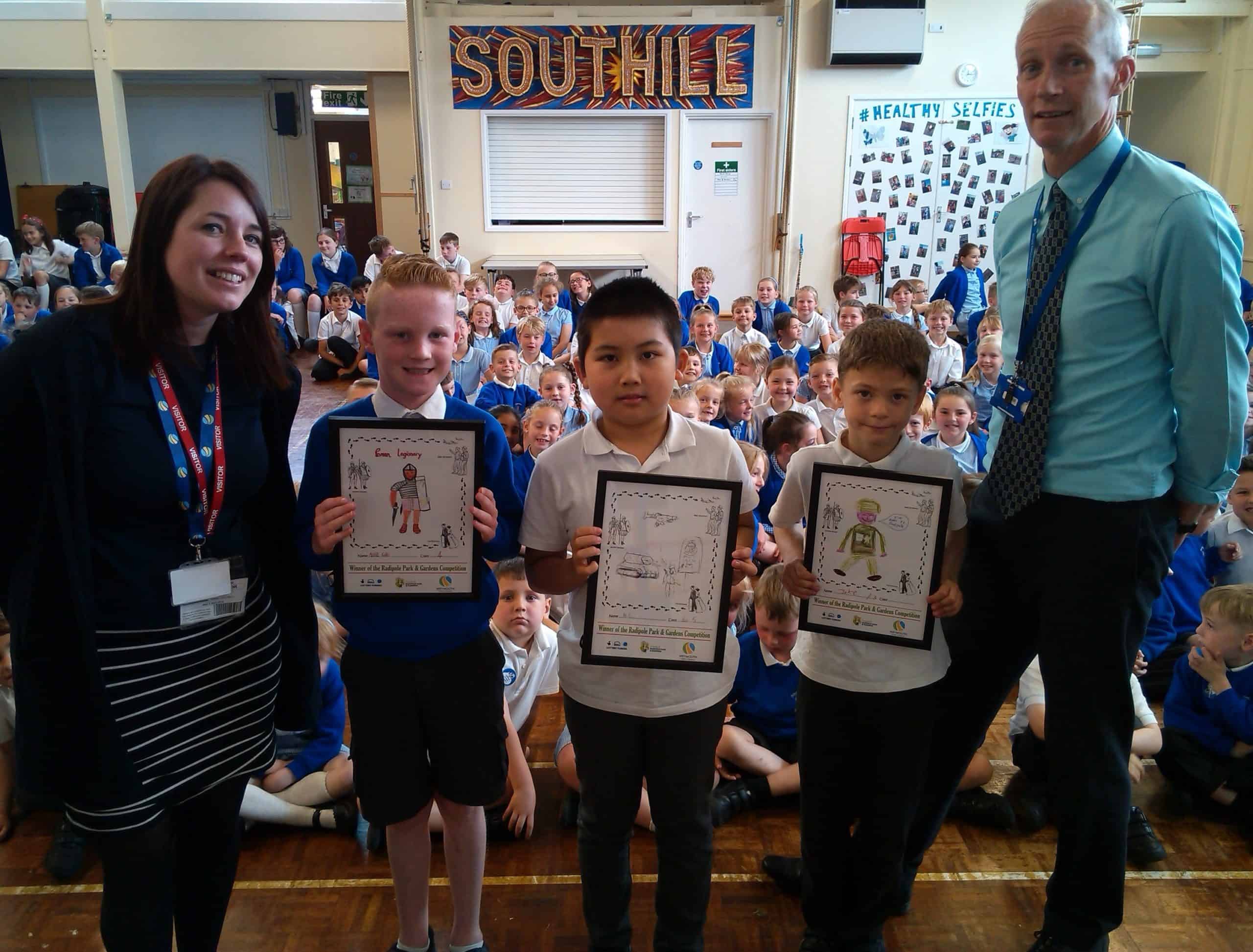 Southill school Radipole Gardens competition winners 2019