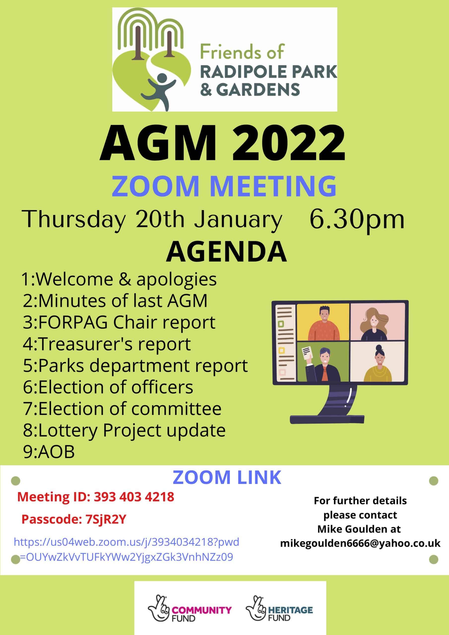 AGM 2022 poster