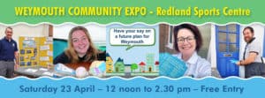 Weymouth Community Expo banner 2022