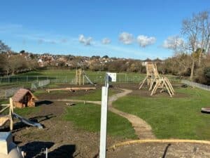 the new Radipole play area Lottery funded