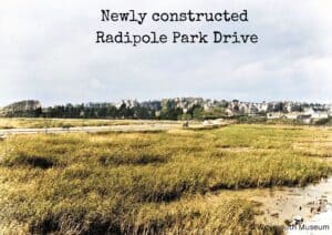 newly constructed Radipole Park Drive