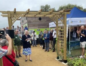 Cllr Caroline Dickinson grand opening day at the new Radipole park facilities August 2024