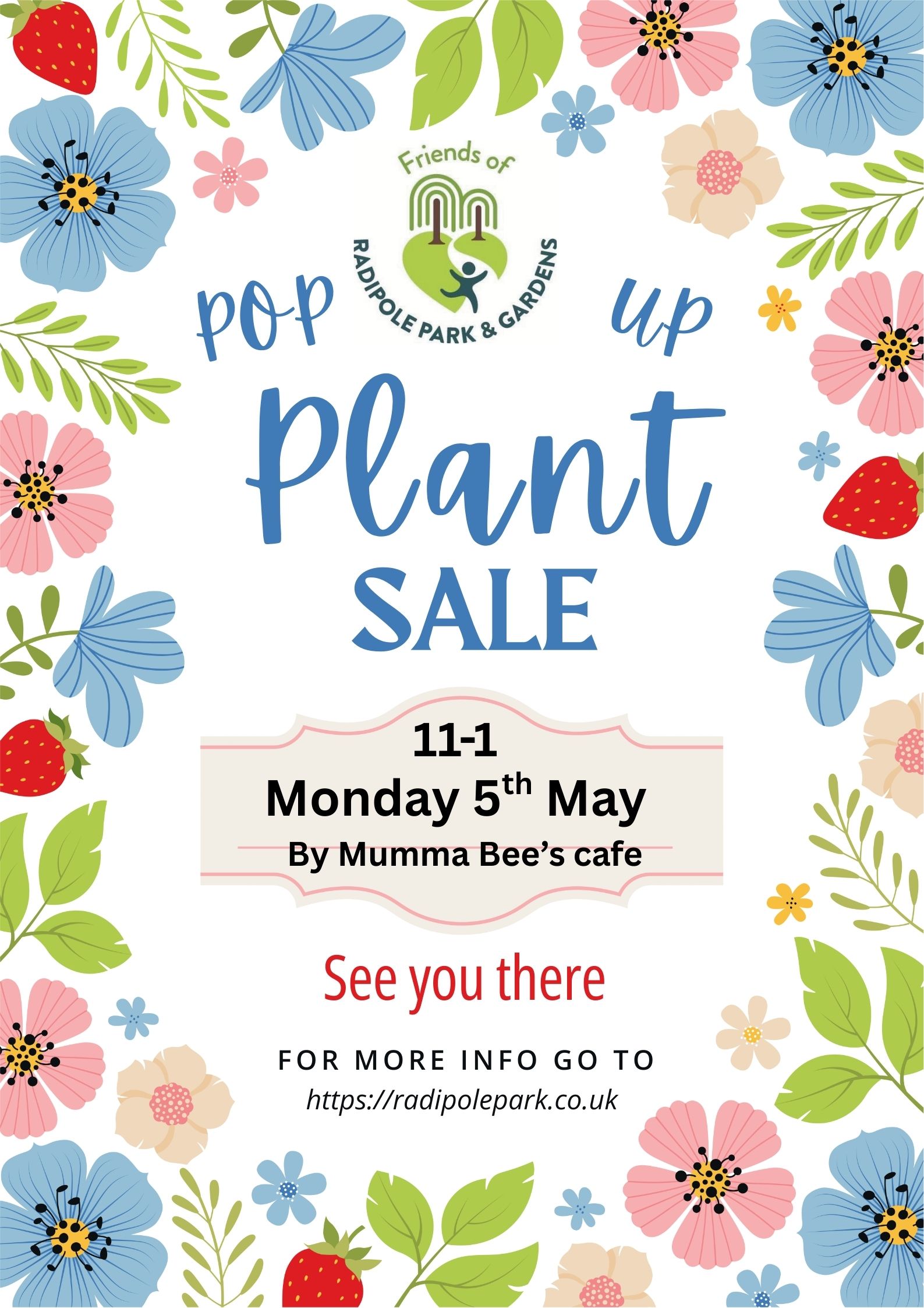 pop up plant sale Radipole gardens