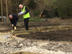 Raised beds Radipole sensory garden