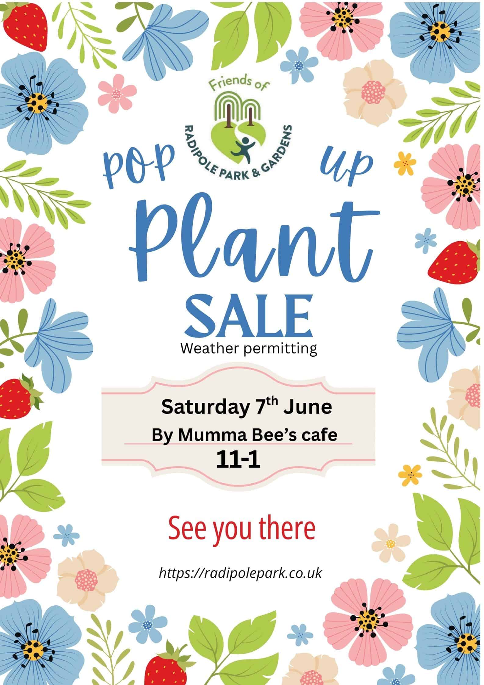 Radipole pop up plant sale 7th June 2025