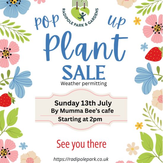 Pop up plant Sale Radipole park July 13 2025