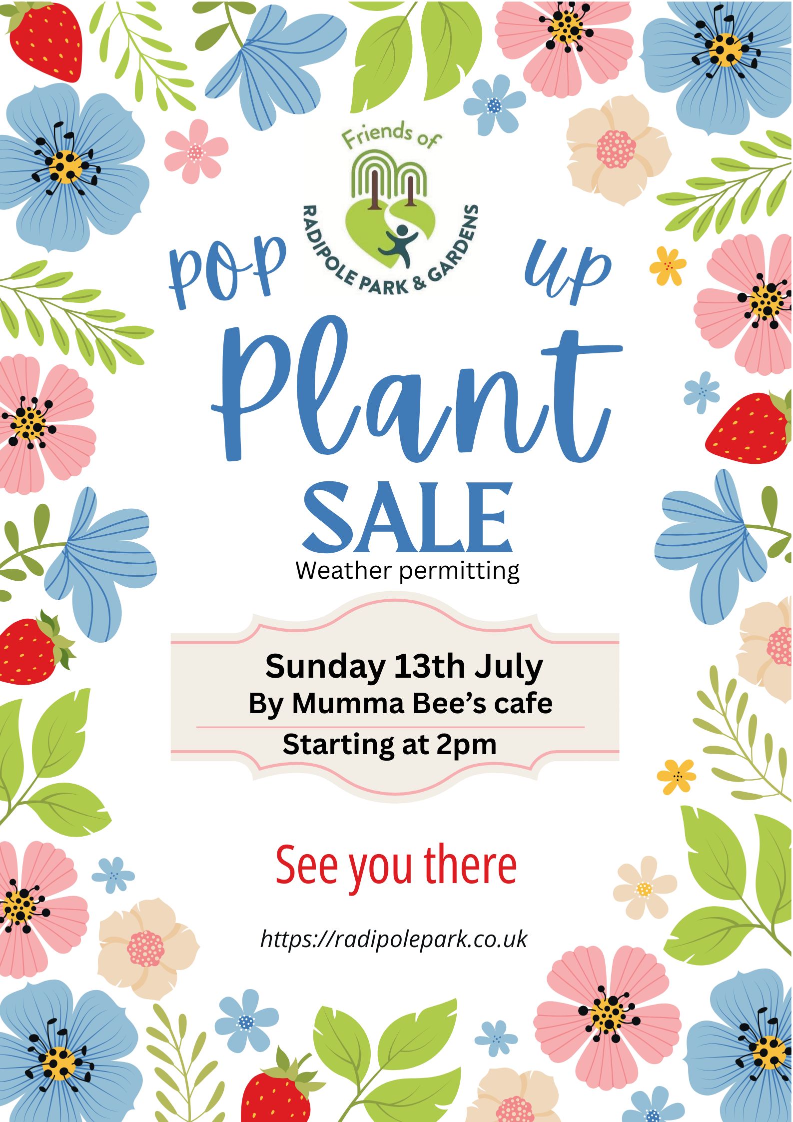 Pop up plant Sale Radipole park July 13 2025