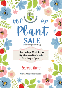 pop up plant sale Radipole park 2025