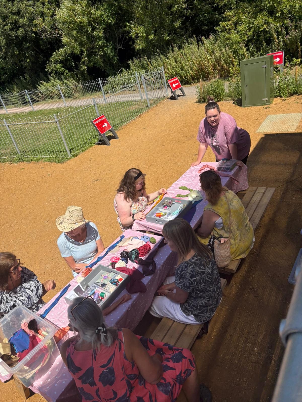 Fabric Flowers Workshop The Slow Lanes Radipole