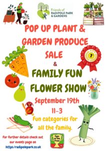 pop up plant sale & Family Fun Flower Show Radipole park 2026