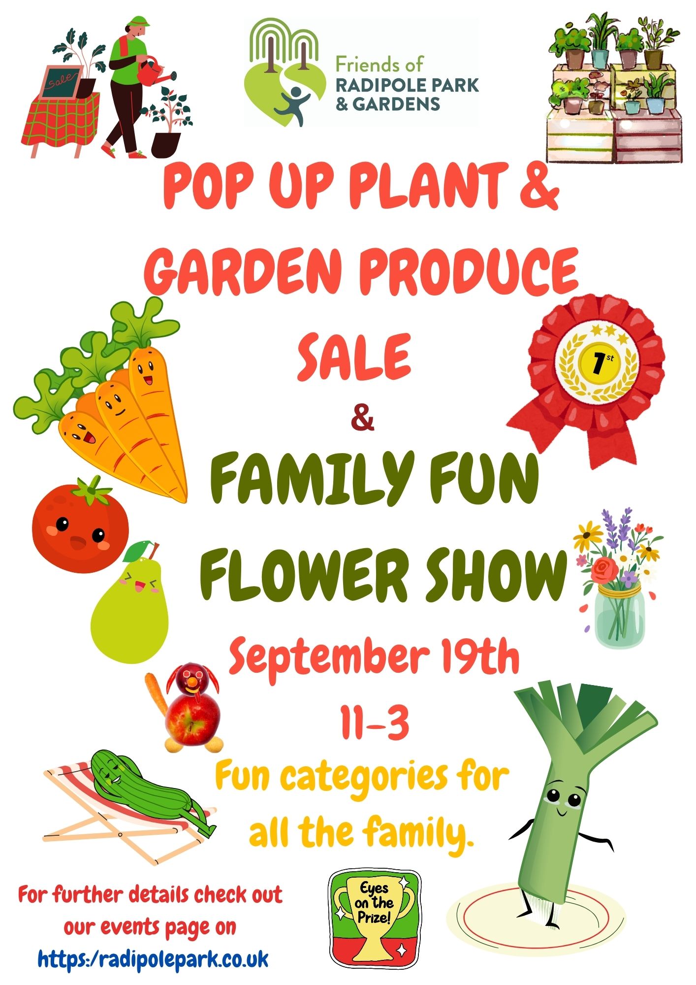 pop up plant sale & Family Fun Flower Show Radipole park 2026